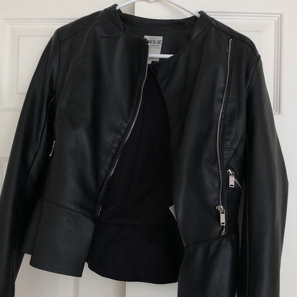 ZARA leather jacket